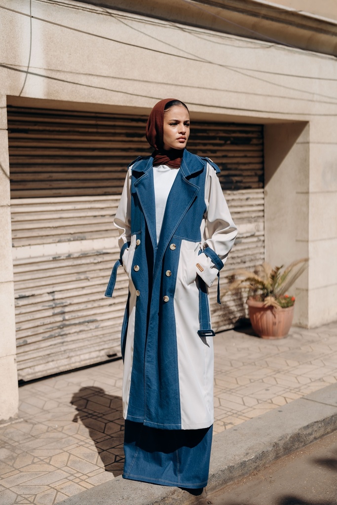Denim Trench Coat