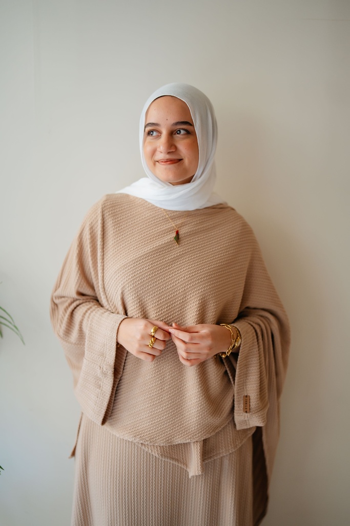 Cape Knitwear Set 