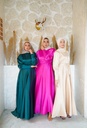 Buttons satin Dress
