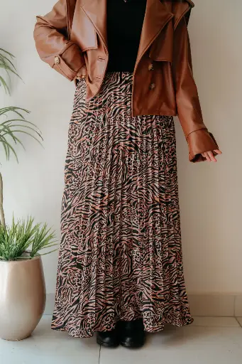 Pleated Skirt (Tiger)