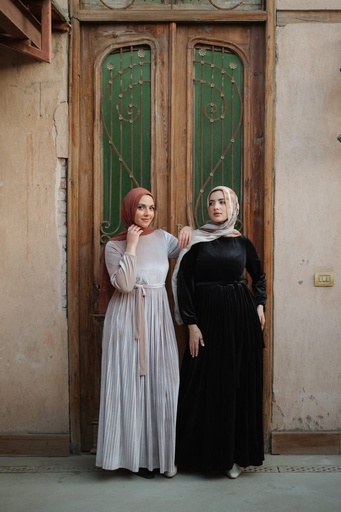 فستان قطيفه بليسيه 